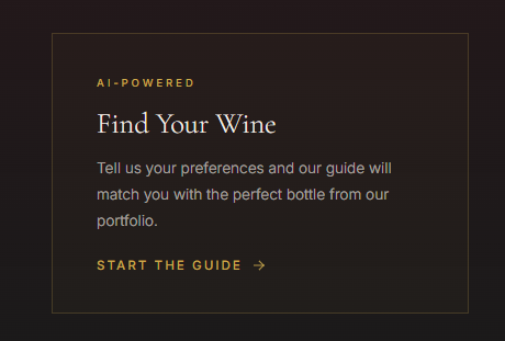 Andes Wines guided search